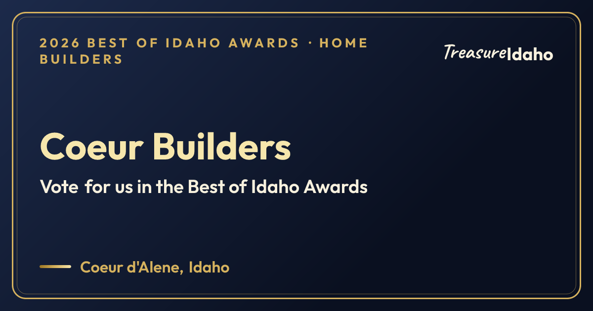 Vote for Coeur Builders card for Home builders