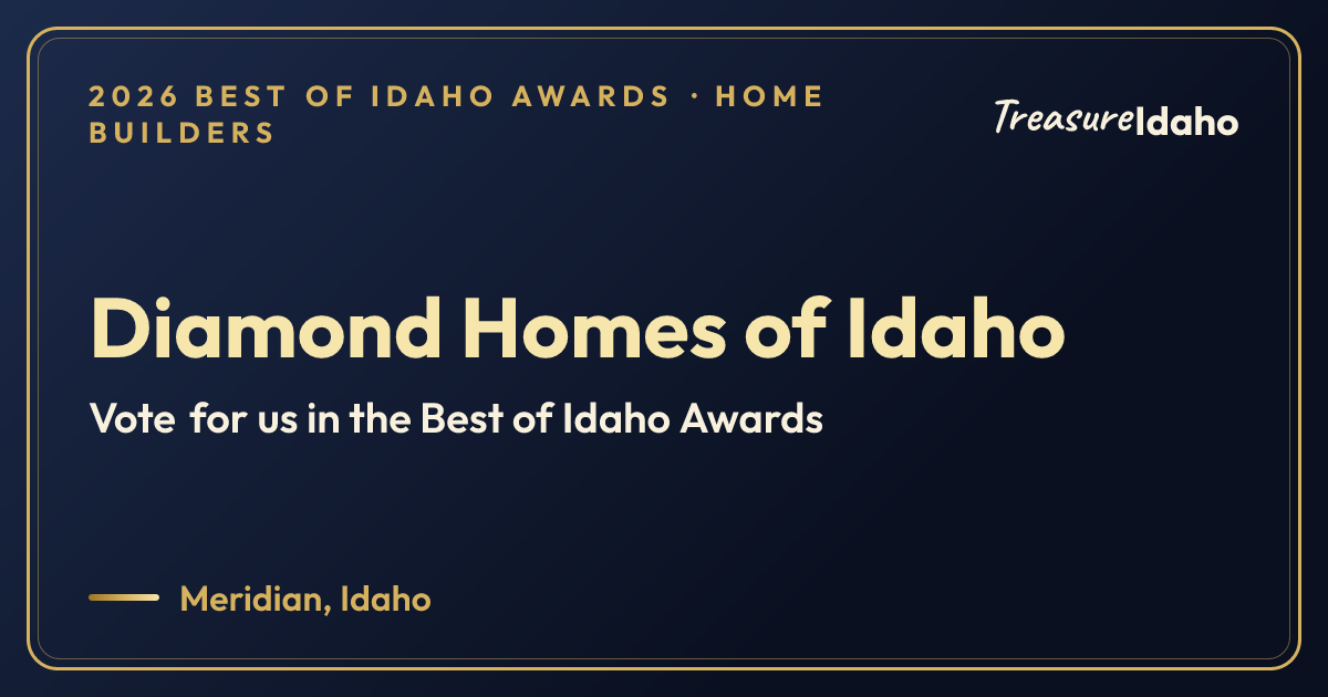 Vote for Diamond Homes of Idaho card for Home builders