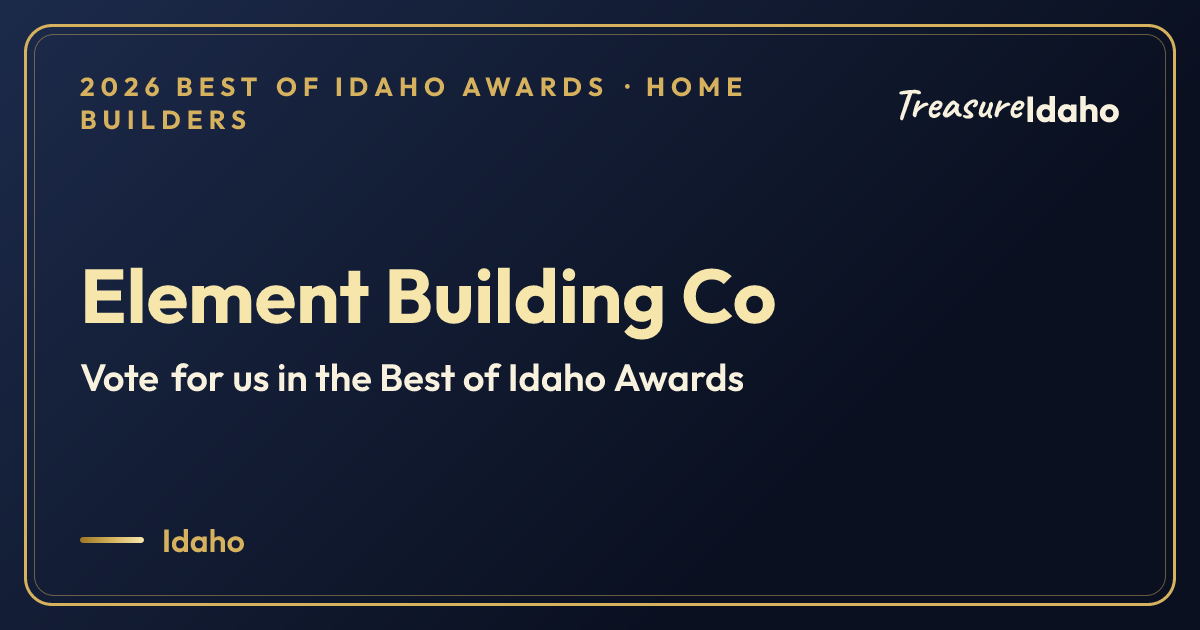 Vote for Element Building Co card for Home builders