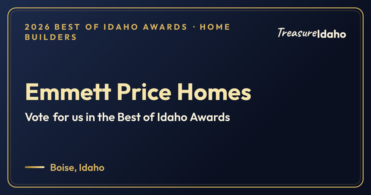 Vote for Emmett Price Homes card for Home builders