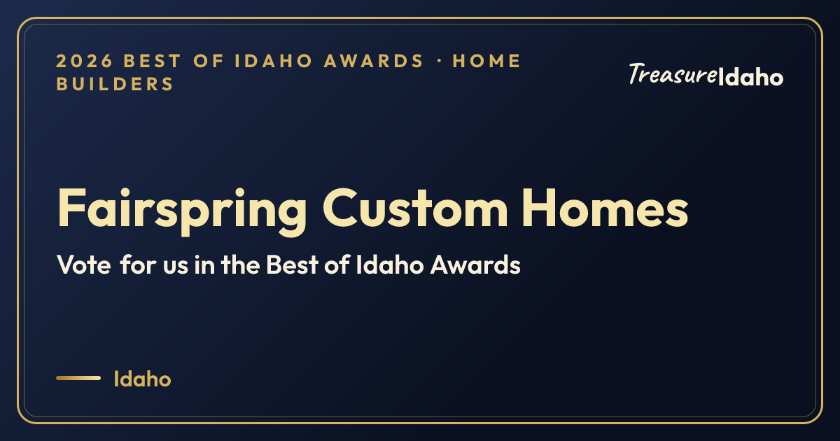 Vote for Fairspring Custom Homes card for Home builders