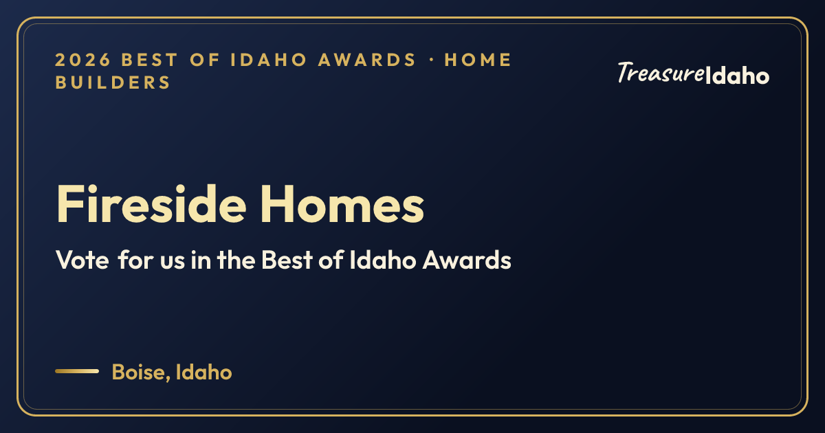 Vote for Fireside Homes card for Home builders