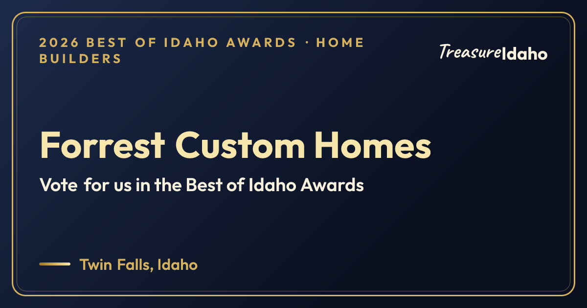 Vote for Forrest Custom Homes card for Home builders