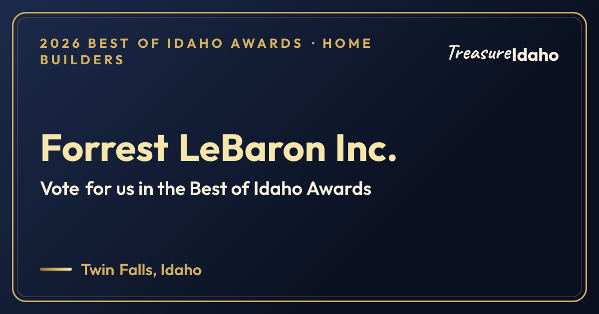 Vote for Forrest LeBaron Inc. card for Home builders