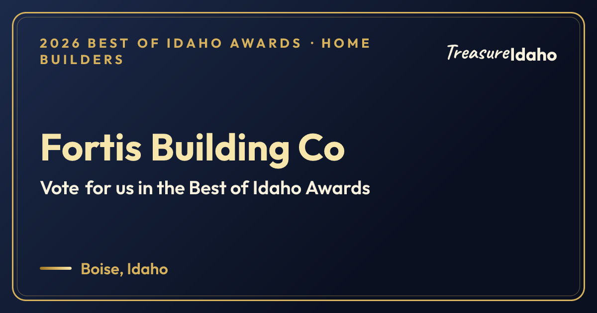 Vote for Fortis Building Co card for Home builders