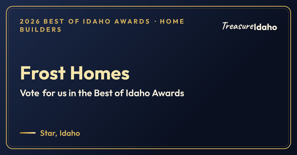 Vote for Frost Homes card for Home builders