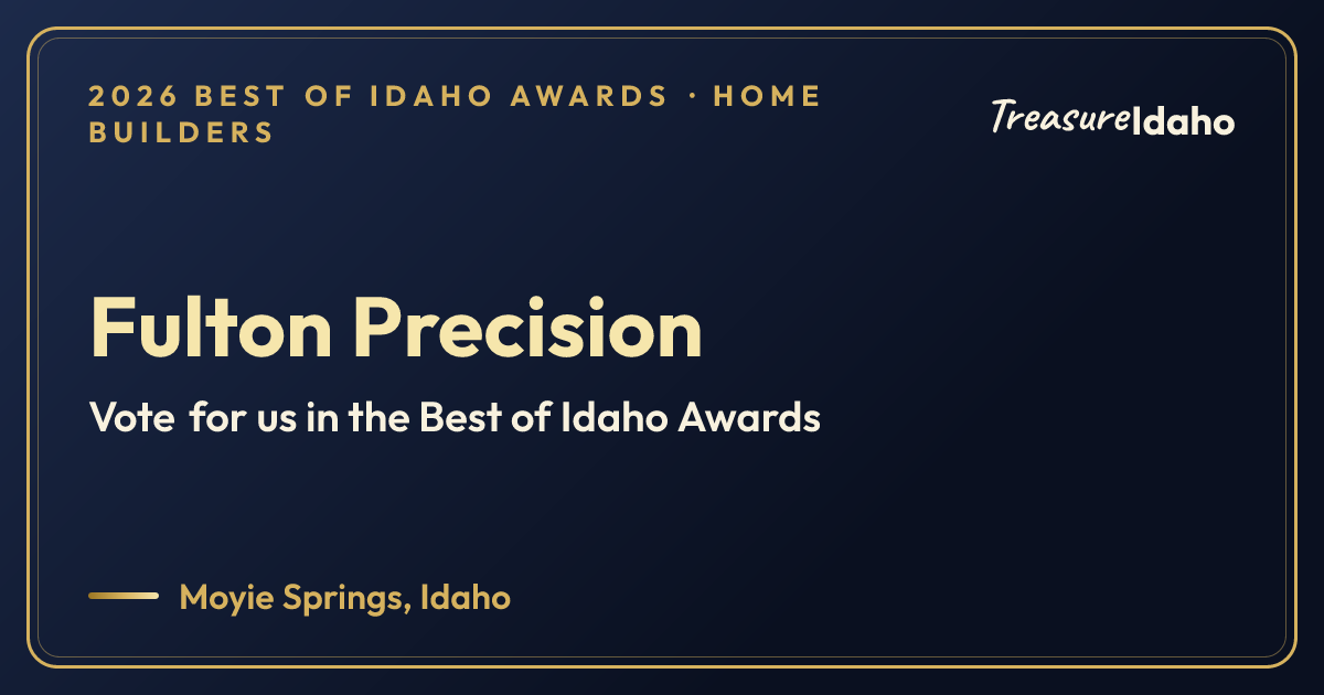 Vote for Fulton Precision card for Home builders