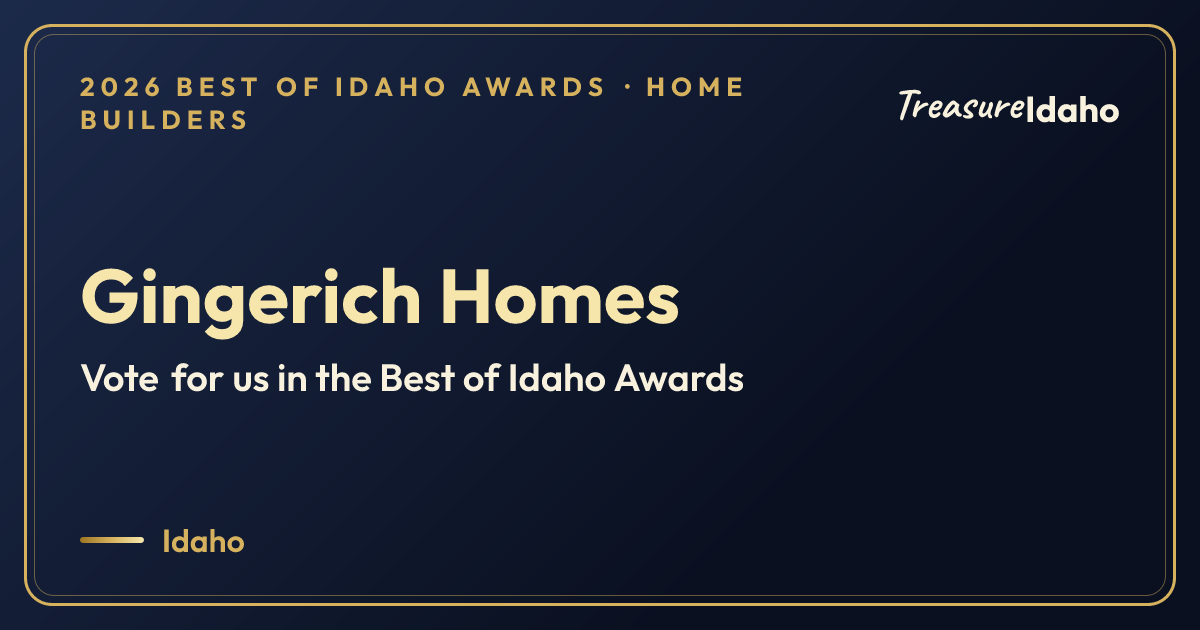 Vote for Gingerich Homes card for Home builders