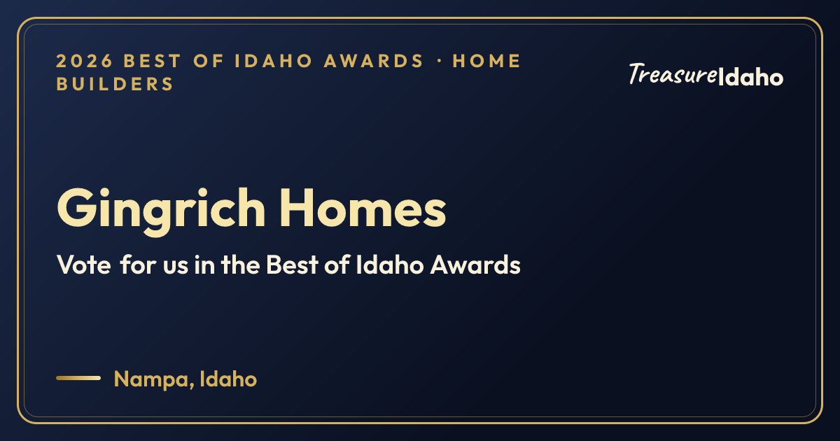 Vote for Gingrich Homes card for Home builders