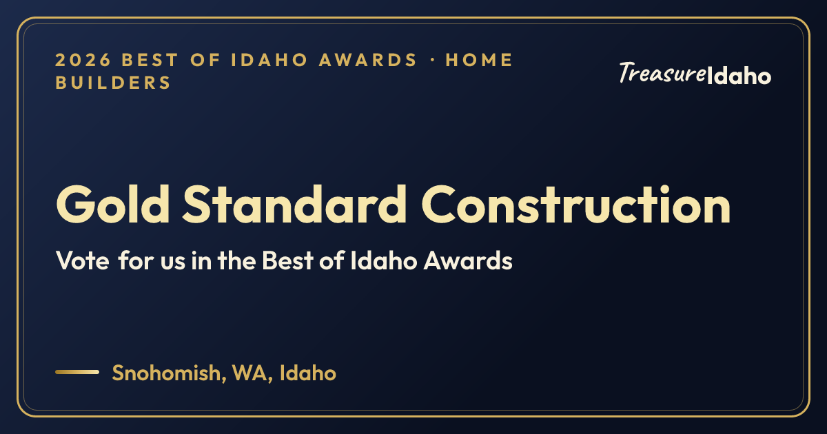 Vote for Gold Standard Construction card for Home builders