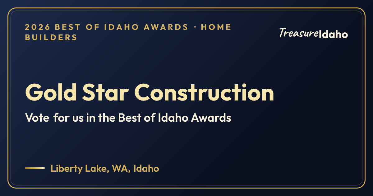 Vote for Gold Star Construction card for Home builders