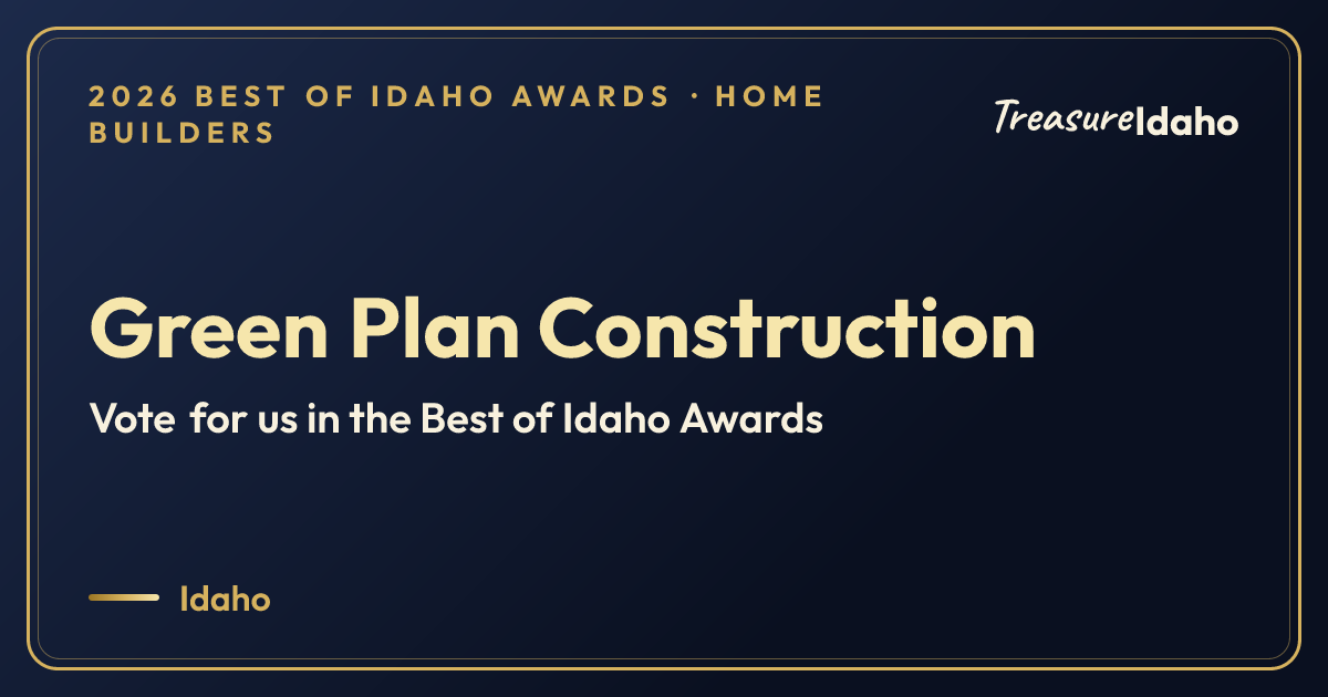 Vote for Green Plan Construction card for Home builders