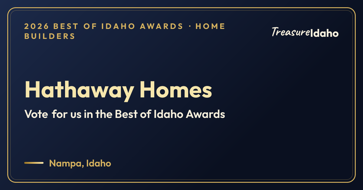 Vote for Hathaway Homes card for Home builders