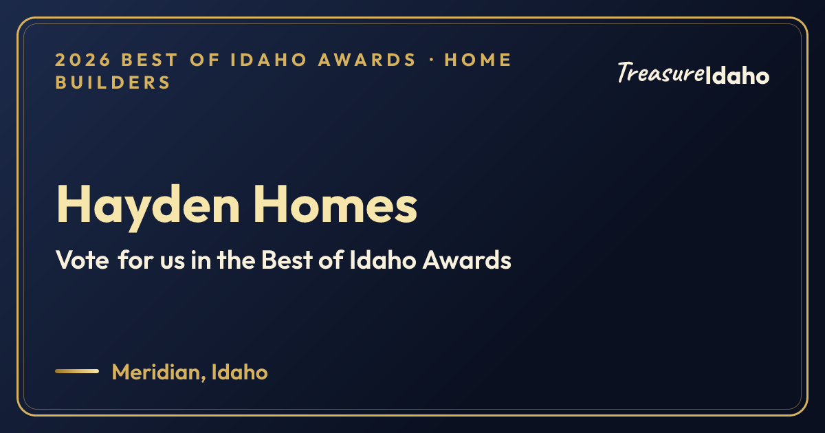 Vote for Hayden Homes card for Home builders