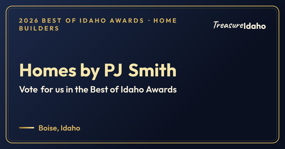 Vote for Homes by PJ Smith card for Home builders