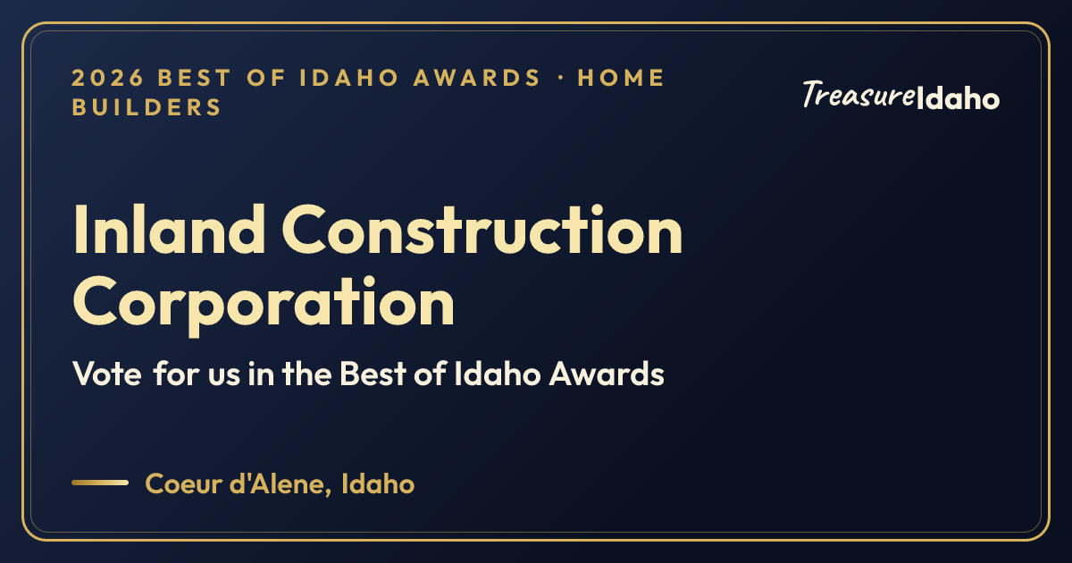 Vote for Inland Construction Corporation card for Home builders
