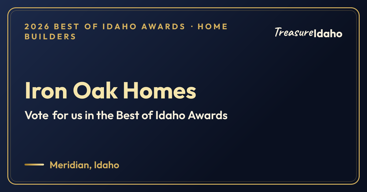 Vote for Iron Oak Homes card for Home builders