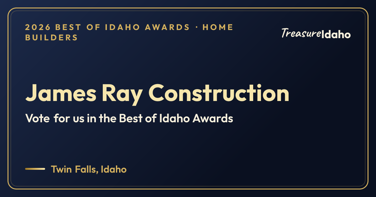 Vote for James Ray Construction card for Home builders