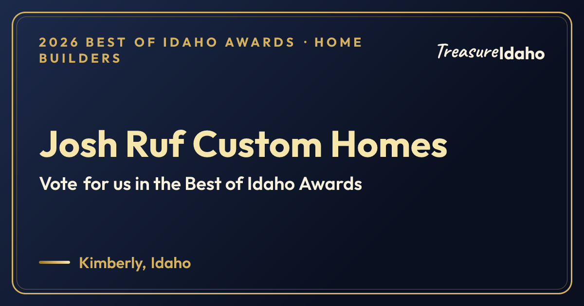 Vote for Josh Ruf Custom Homes card for Home builders