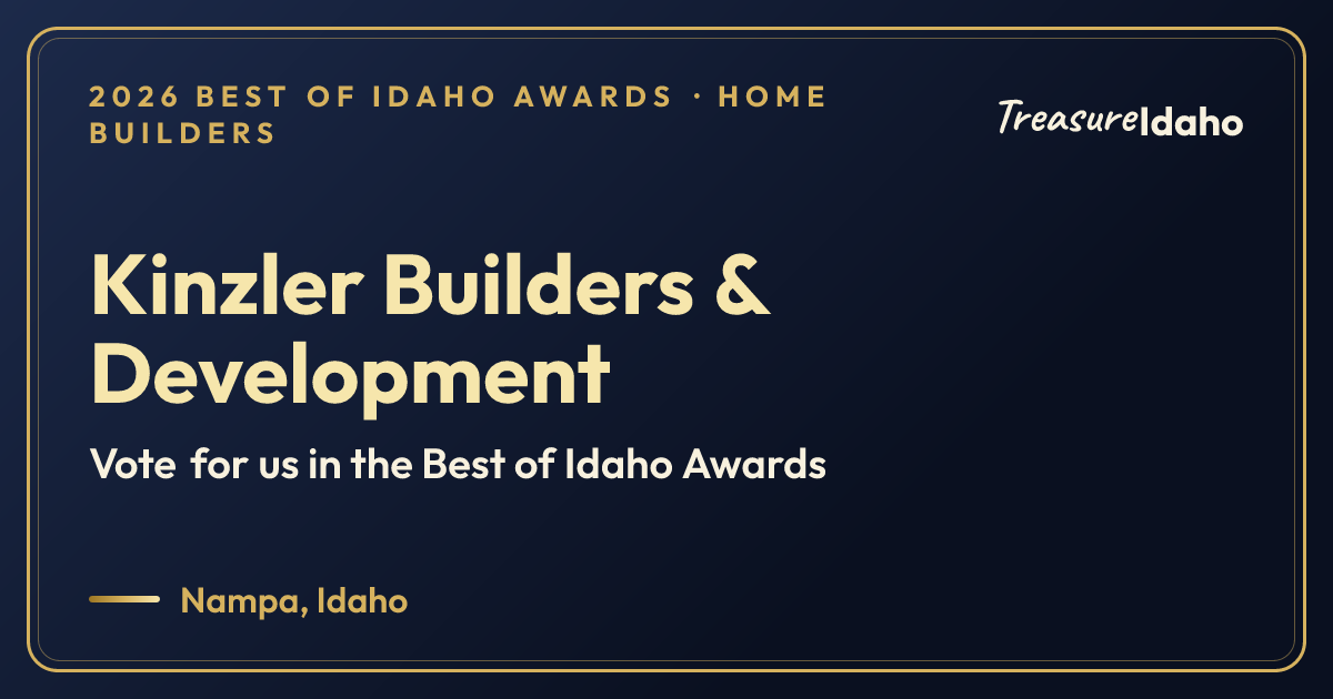 Vote for Kinzler Builders & Development card for Home builders