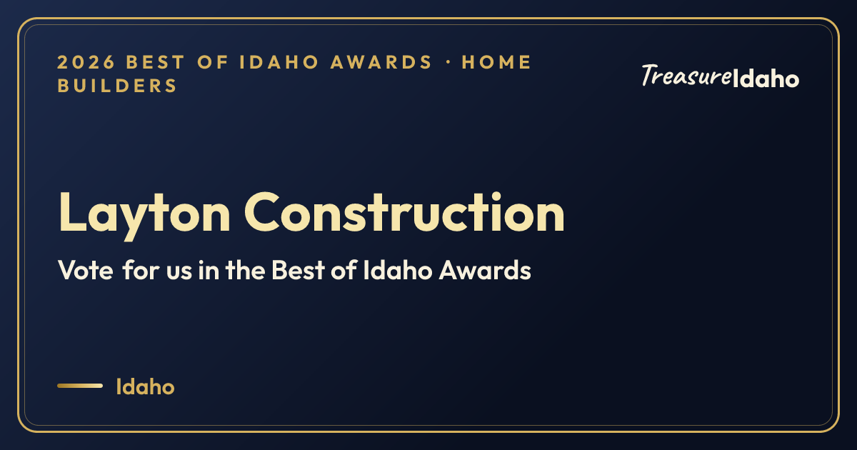 Vote for Layton Construction card for Home builders