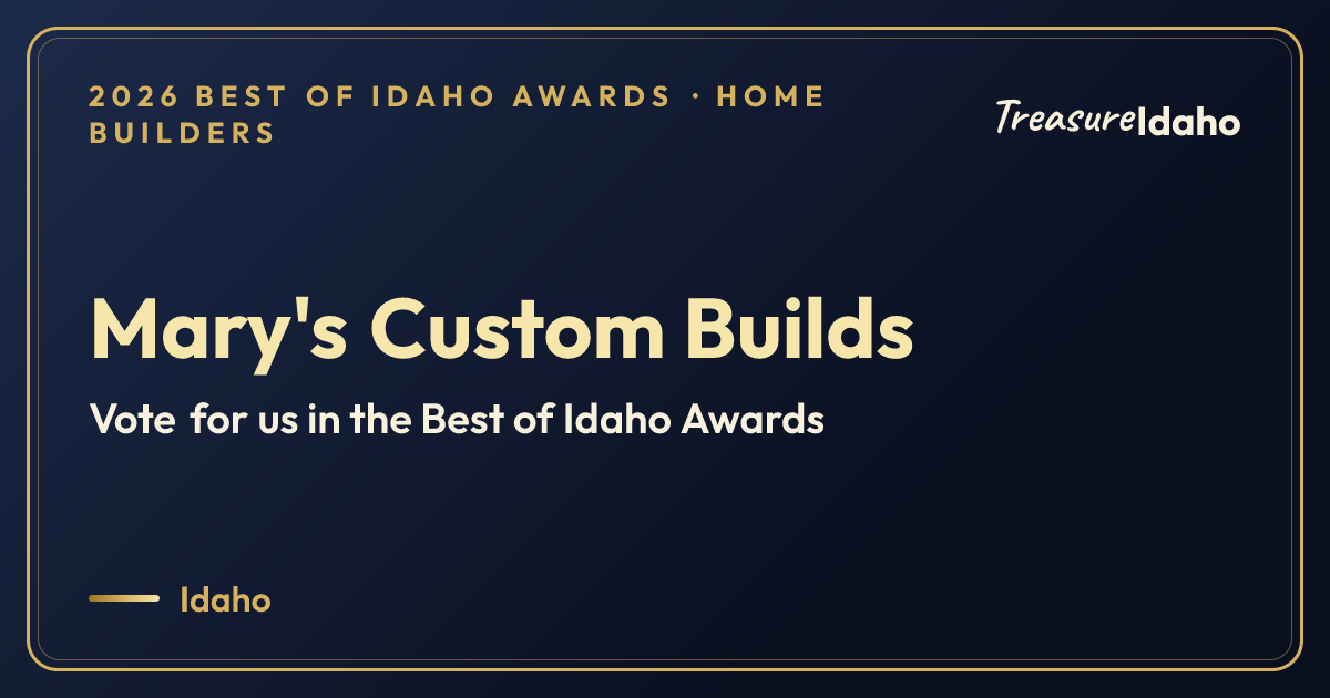 Vote for Mary's Custom Builds card for Home builders