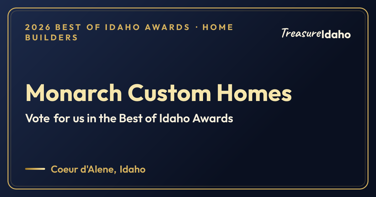 Vote for Monarch Custom Homes card for Home builders
