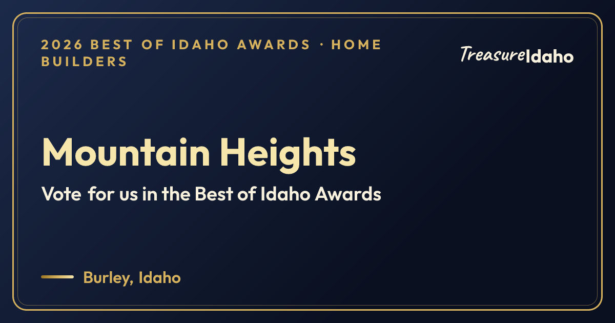 Vote for Mountain Heights card for Home builders