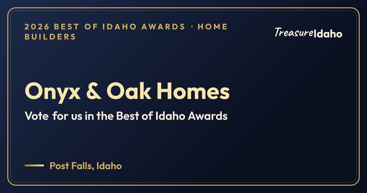 Vote for Onyx & Oak Homes card for Home builders