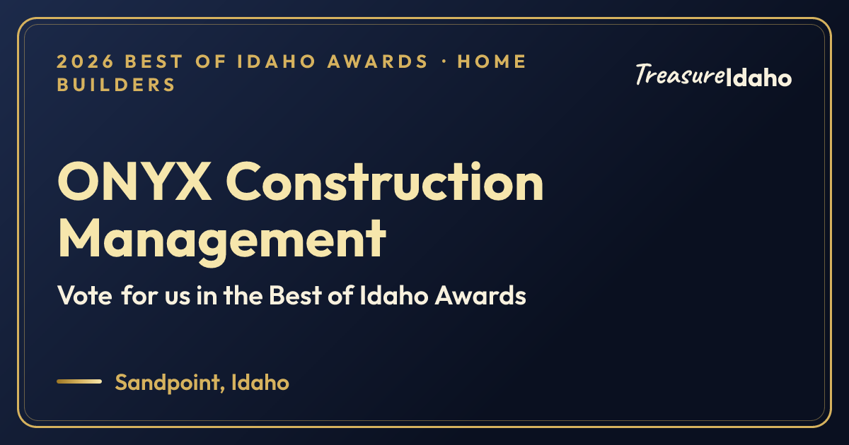 Vote for ONYX Construction Management card for Home builders