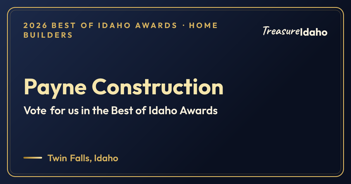Vote for Payne Construction card for Home builders