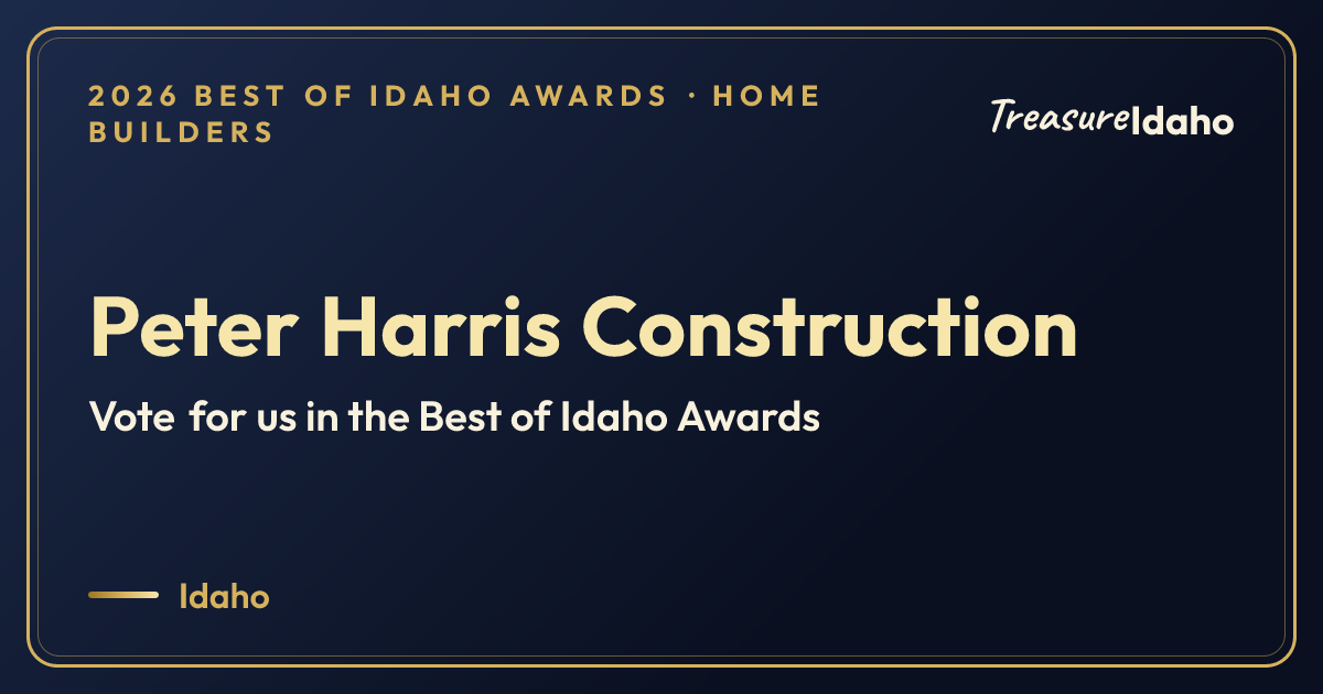 Vote for Peter Harris Construction card for Home builders