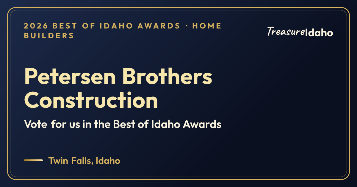 Vote for Petersen Brothers Construction card for Home builders