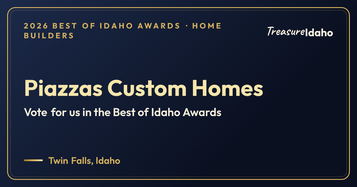 Vote for Piazzas Custom Homes card for Home builders