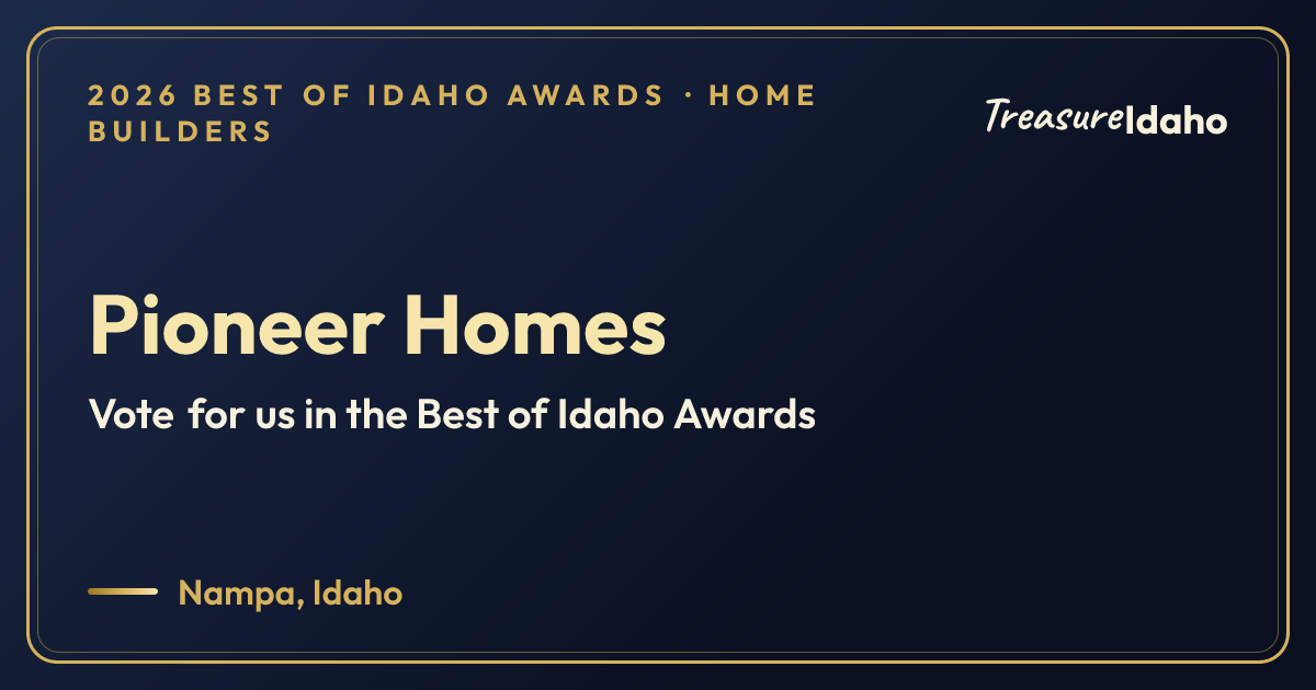 Vote for Pioneer Homes card for Home builders