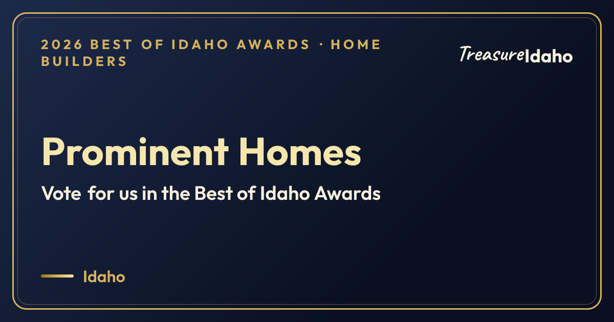 Vote for Prominent Homes card for Home builders