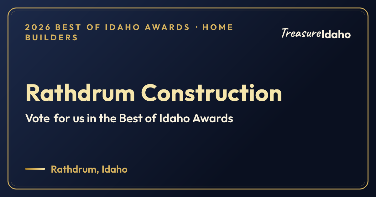 Vote for Rathdrum Construction card for Home builders