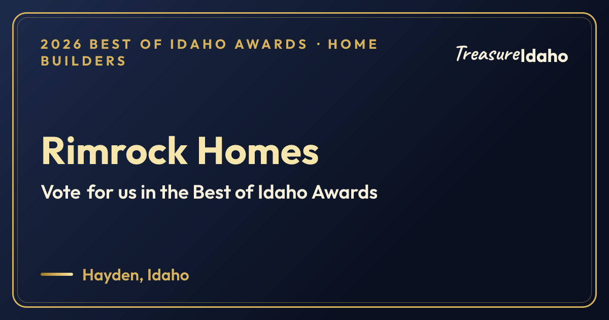 Vote for Rimrock Homes card for Home builders