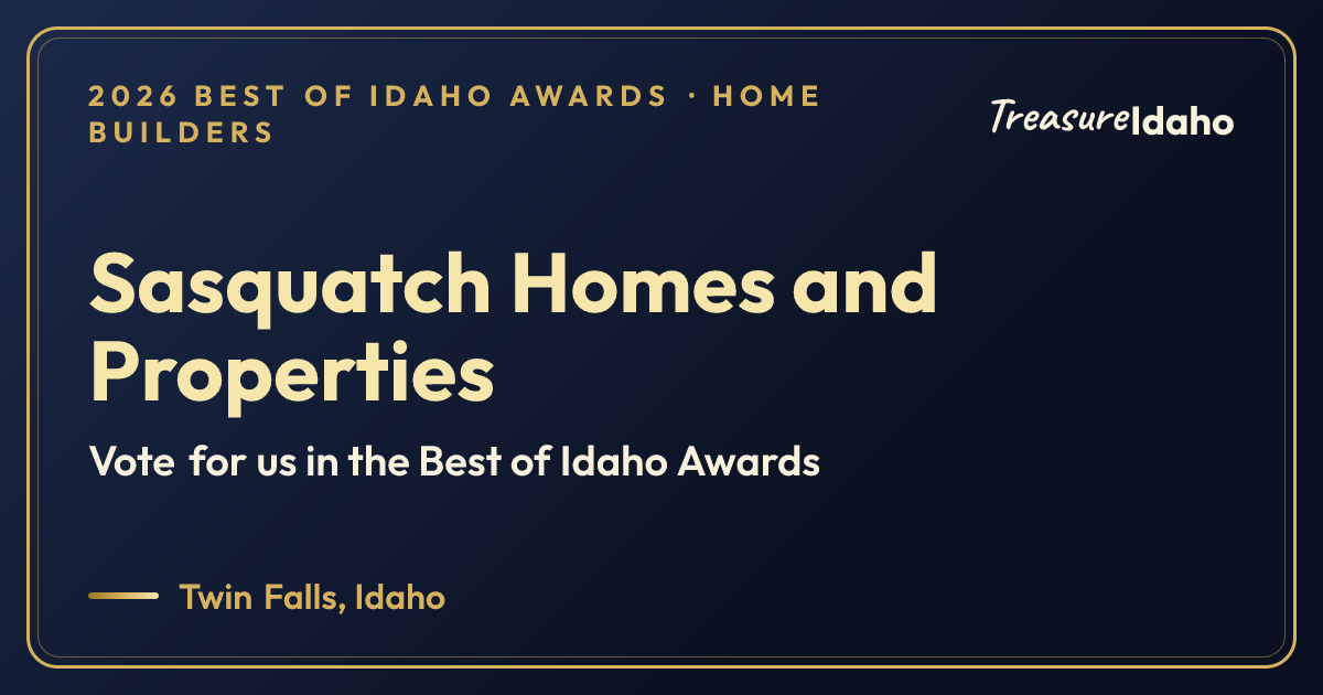 Vote for Sasquatch Homes and Properties card for Home builders
