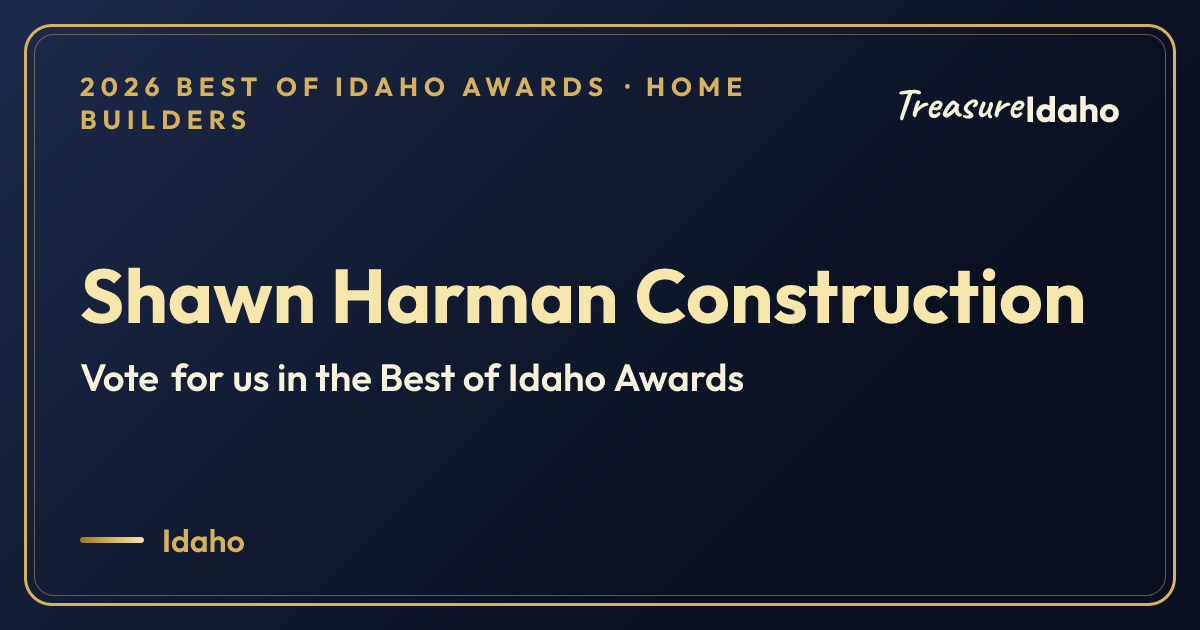 Vote for Shawn Harman Construction card for Home builders