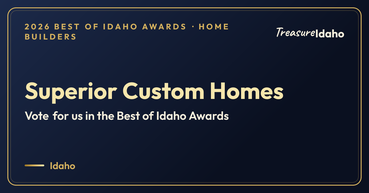 Vote for Superior Custom Homes card for Home builders