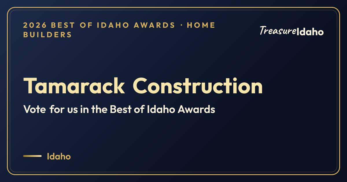 Vote for Tamarack Construction card for Home builders