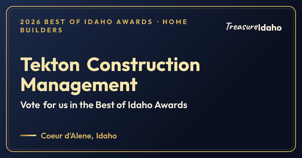 Vote for Tekton Construction Management card for Home builders