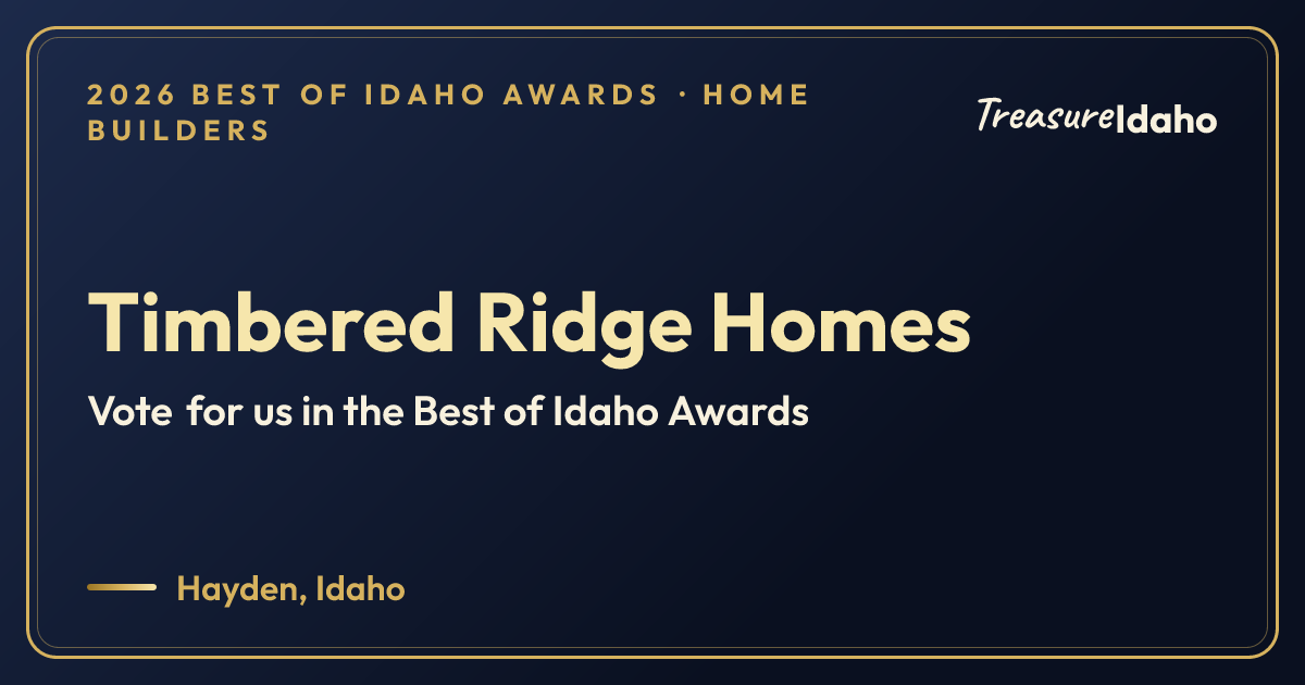 Vote for Timbered Ridge Homes card for Home builders