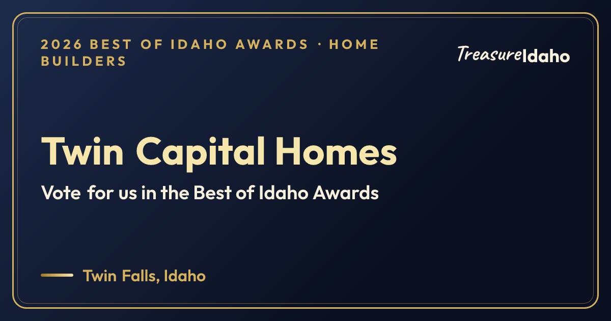 Vote for Twin Capital Homes card for Home builders