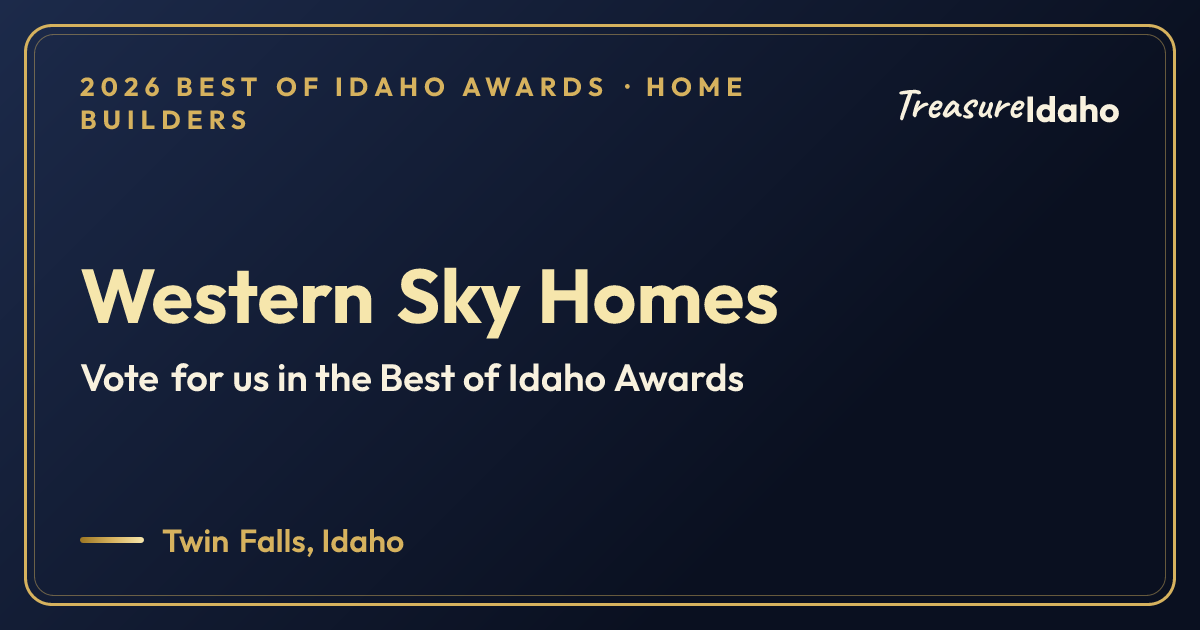 Vote for Western Sky Homes card for Home builders