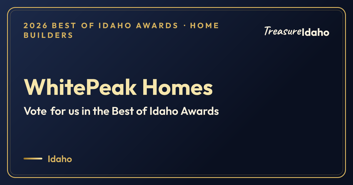 Vote for WhitePeak Homes card for Home builders
