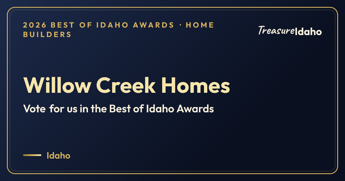 Vote for Willow Creek Homes card for Home builders