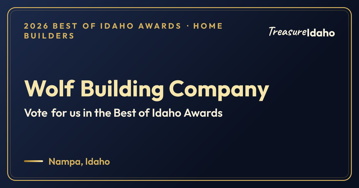 Vote for Wolf Building Company card for Home builders