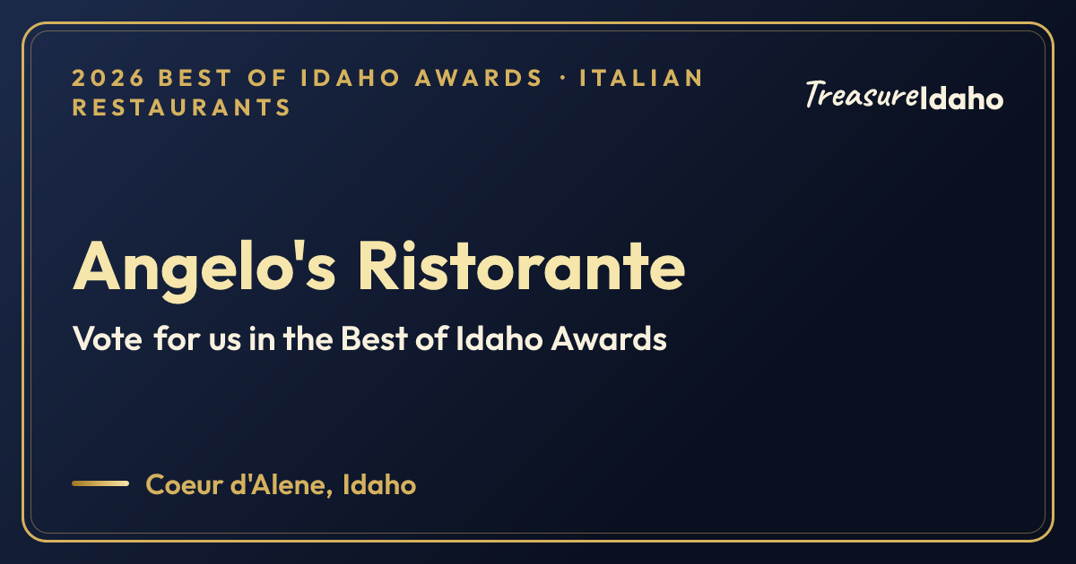 Vote for Angelo's Ristorante card for Italian restaurants